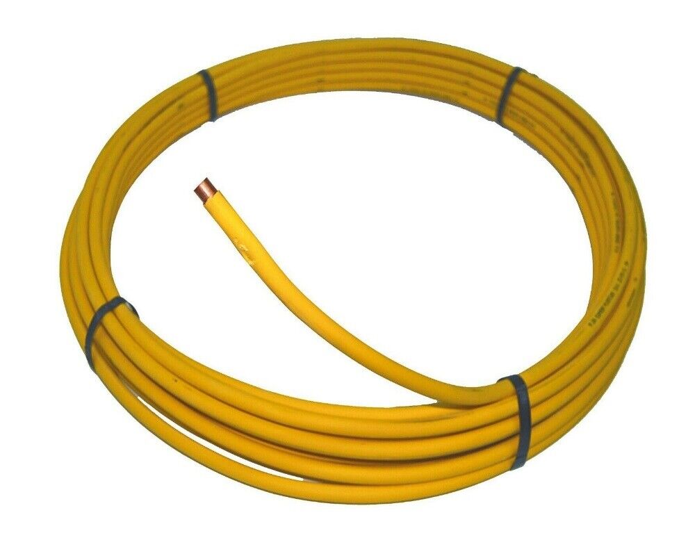 KME Tubo Rame Rivestito in Polietilene ad Alta Densità Smisol TekGas Da 50 Mt. Vari Diametri