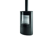 Stufa a Legna Ovale MCZ SAYA STEEL In Metallo Black Da 10 Kw