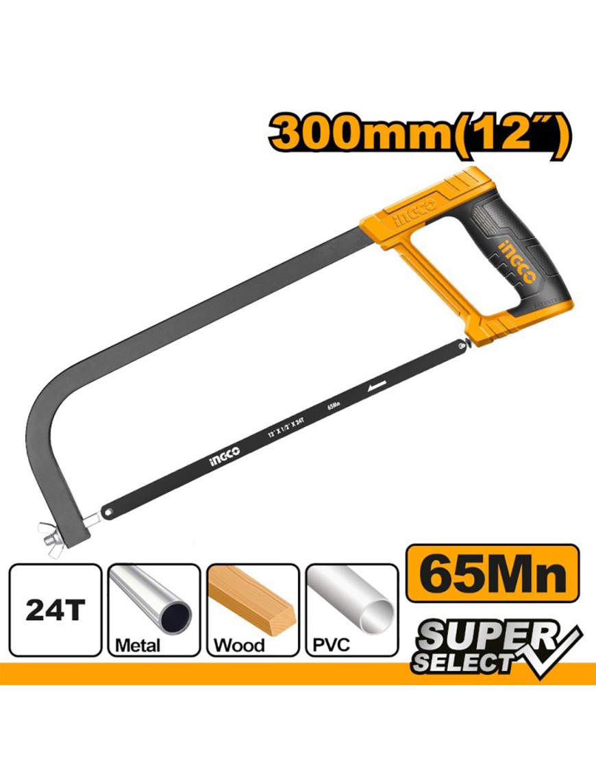 INGCO Seghetto Manuale Regolabile da 300 mm