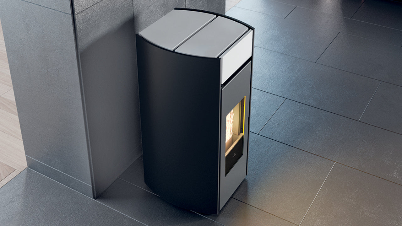 Stufa a Pellet EdilKamin Modello Myrna Da 10 Kw - Vari Colori