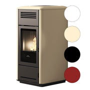 Termostufa a Pellet EdilKamin Modello Milla H 15 Evo Da 15 Kw - Vari Colori