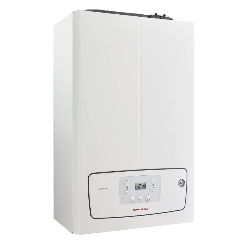 Caldaia Immergas a Condensazione Victrix Tera V2 28 kW Metano Cod. 3.032928 - Completa di Kit Scarico Fumi